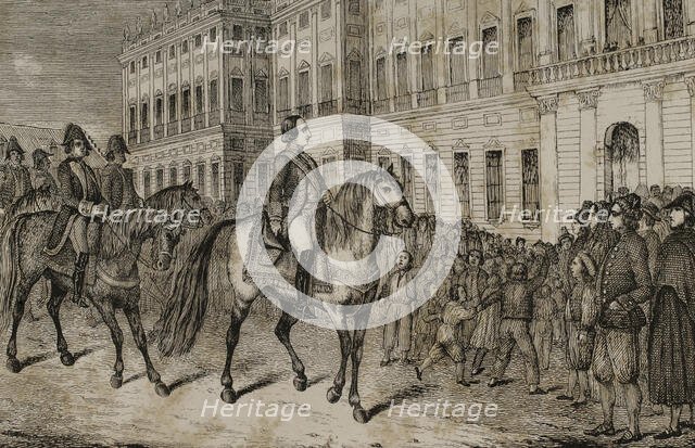 Manuel Godoy is appointed General of Spain and the Indies...13 January 1807, (1851).   Creator: Unknown.