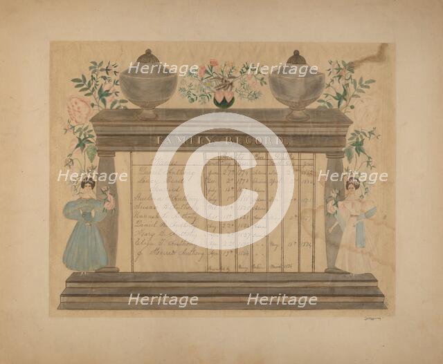 Family Record, c. 1937. Creator: John Wilkes.