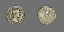 Denarius (Coin) Portraying Emperor Severus Alexander, 228-231. Creator: Unknown.