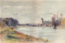 'Isleworth, from the Towpath', 1891, (1914). Artist: James S Ogilvy.
