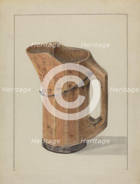 Pitcher, c. 1936. Creator: Yolande Delasser.