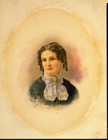 Joanette Clark Benjamin, Frances Benjamin Johnston's maternal grandmother..., 1880. Creator: Unknown.