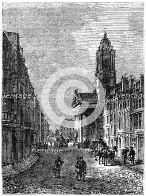 George Street, Hanover Square, London, 1800 (1891). Artist: Unknown