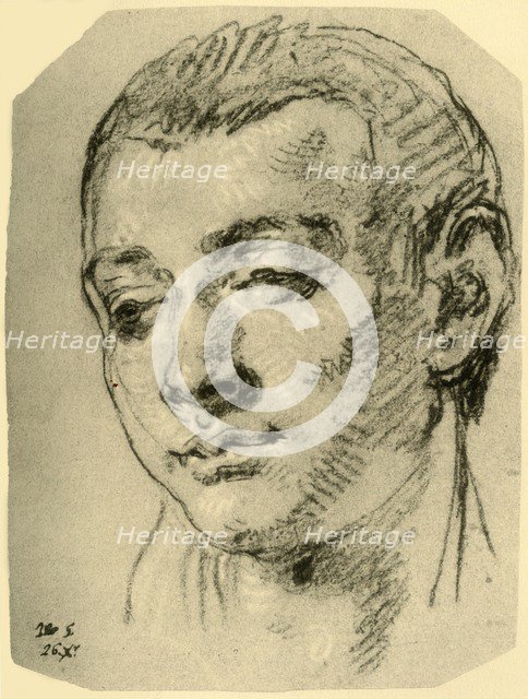'Head of a Boy', mid 18th century, (1928). Artist: Giovanni Battista Tiepolo.