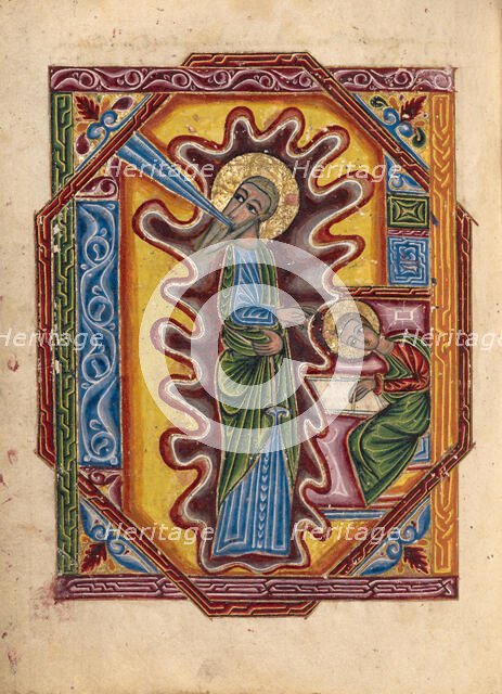 Saint John the Evangelist; Gospel Book, 1615. Creator: Mesrop of Khizan.