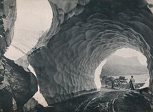 'Tunnel through snow, Hauklid Pass', 1914. Creator: Unknown.