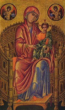 'Enthroned Madonna and Child', c1260-1280. Artist: Unknown Byzantine school.