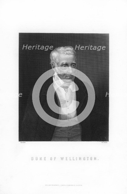 Arthur Wellesley, 1st Duke of Wellington, British soldier and statesman, (1893).Artist: W Roffe