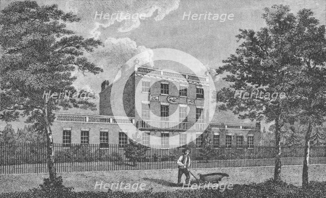'Dr. Lettsom's House, Camberwell', c1805, (1912). Artists: Unknown, George Samuel Elgood.