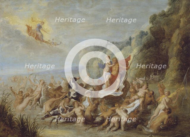 Neptune and Amphitrite, 17th century. Creator: Abraham Jansz van Diepenbeeck.