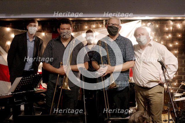 Mark Nightingale Quintet, Splash Point Jazz, The Fishermans, Eastbourne, 30th June 2021. Creator: Brian O'Connor.