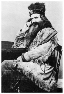 Seth Kinman, American hunter, 1860s (1955). Artist: Unknown
