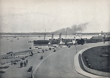 'Fleetwood - The Promenade: Departure of the Isle of Man Steamer', 1895. Artist: Unknown.