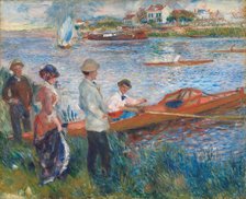 Oarsmen at Chatou, 1879. Creator: Pierre-Auguste Renoir.