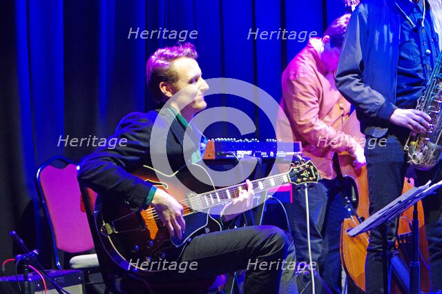 Fraser Smith Quartet, New Generation Jazz Festival Roadshow, Shoreham by Sea, Feb 2023. Creator: Brian O'Connor.