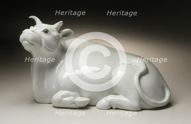 Reclining Ox, 19th century. Creator: Unknown.