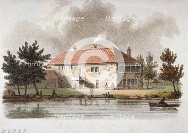 The Mitre Tavern on the Paddington Canal, London, c1810.                   Artist: William Pickett