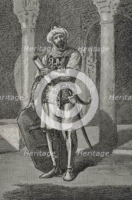 Abd al-Rahman III (891-961), Umayyad caliph of Córdoba (929-961), 1890. Creator: Joan Serra y Pausas.