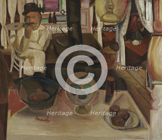 Pastry Stall, 1922. Creator: Constant Permeke.