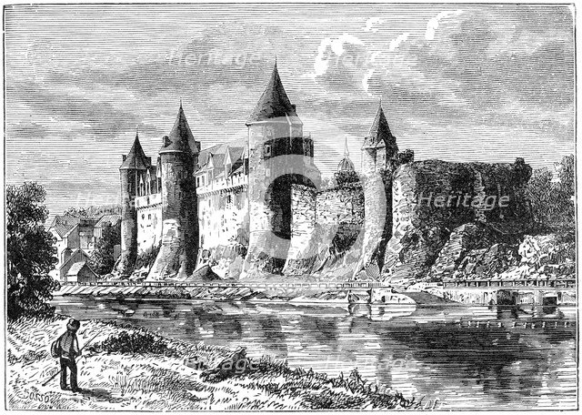 Josselin chateau, France, 1898. Artist: Dosso Dossi
