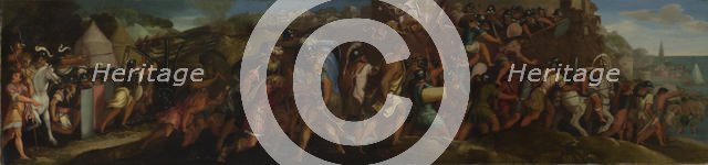 The Attack on Cartagena, after 1566. Creator: Licinio, Giulio (1527-1591).