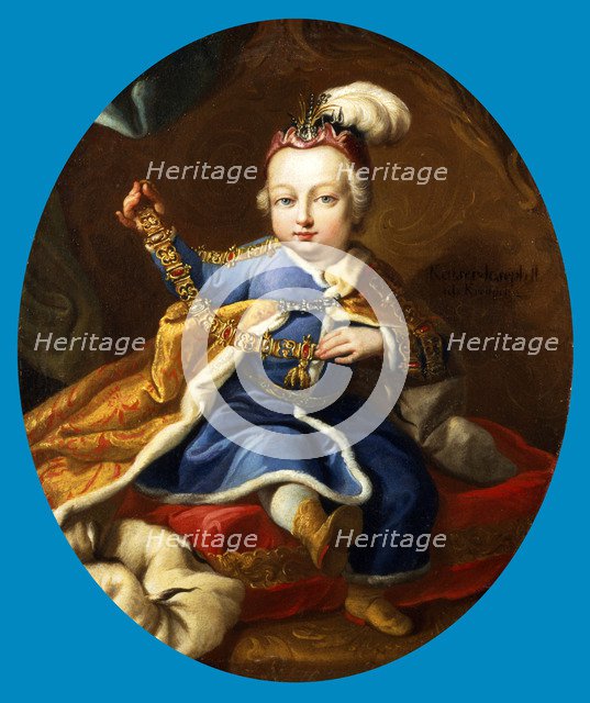 Prince Joseph, future Emperor Joseph II of Austria as a child, 18th century. Artist: Martin van Mytens II