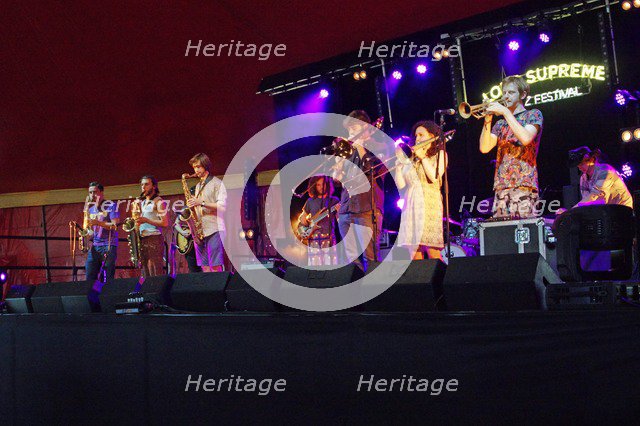 Mak Murtic, Love Supreme Jazz Festival, Glynde Place, East Sussex, 2015. Artist: Brian O'Connor.