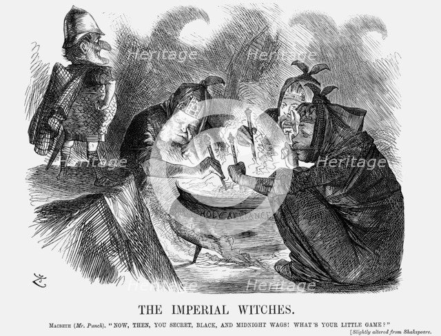 'The Imperial Witches', 1872. Artist: Joseph Swain