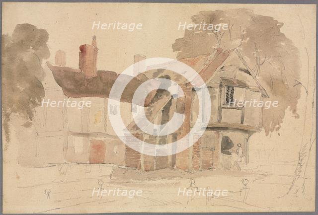 Bray Church Yard, 1807. Creator: John Varley (British, 1778-1842).