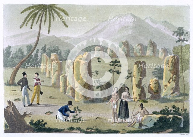 'House of the Ancients, Island of Tinian', c1820-1839. Artist: G Bramati