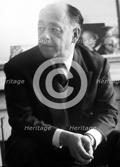 Eugene Ionesco, French playwright, c1970s. Artist: Unknown