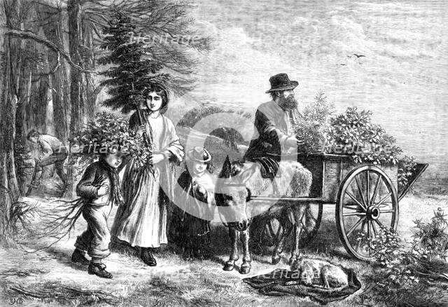 For the Squire's Hall, drawn by E. N. Downard, 1871. Creator: Unknown.