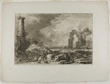 The Shipwreck, 1753-54. Creator: Adriaen Manglard.