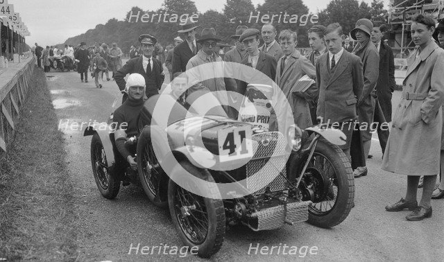 Amilcar of Goldie Gardner at the Irish Grand Prix, Phoenix Park, Dublin, 1930. Artist: Bill Brunell.