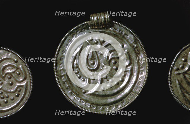 Gold Iron Age Bracteate. Artist: Unknown