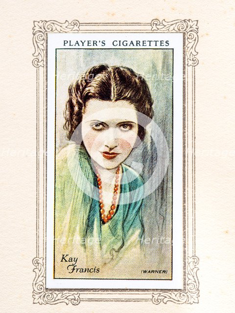 Kay Francis, 1934. Artist: Unknown.