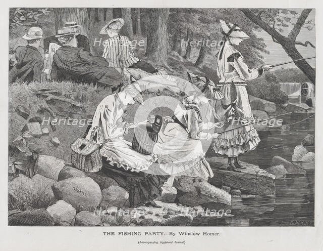 The Fishing Party (Appleton's Journal, Vol. II), October 2, 1869. Creator: John Filmer.