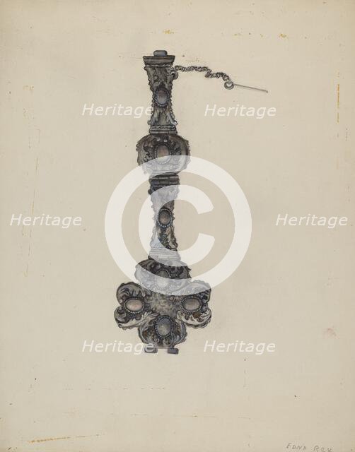 Bracelet, 1935/1942. Creator: Edna C. Rex.