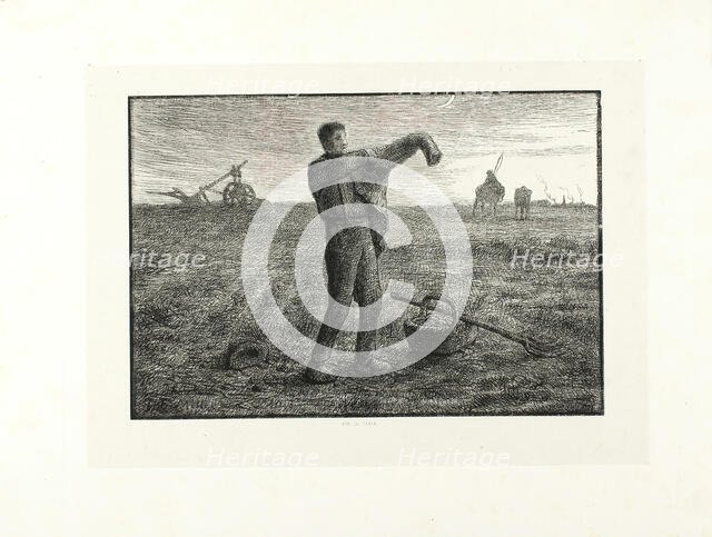 Evening, 1860. Creator: Jacques-Adrien Lavieille.