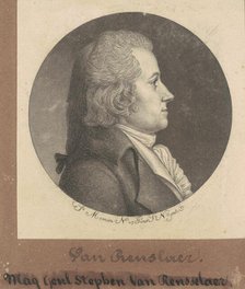 Stephen Van Rensselaer, 1797. Creator: Charles Balthazar Julien Févret de Saint-Mémin.