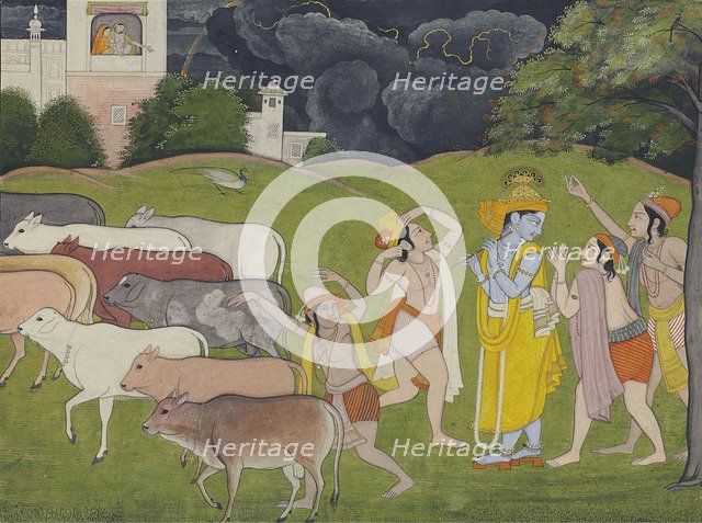 Krishna and the Call of the Flute, c. 1790.