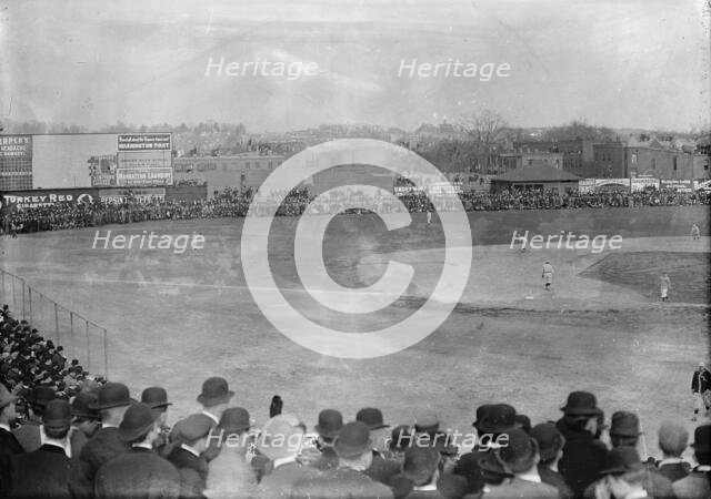 Baseball, Professional - View During Game, 1911. Creator: Harris & Ewing.