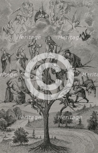 The Tree of Battles, 15th century, (1877).  Creator: Unknown.