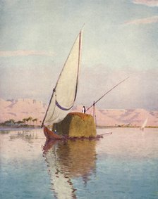 'A Tibbin Boat on the Nile', c1880, (1904). Artist: Robert George Talbot Kelly.