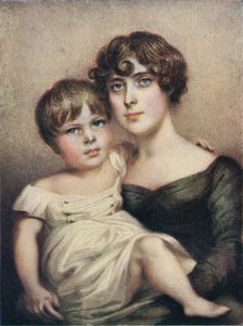 George Dacres Patterson & his mother, Eleanor Dacres Patterson, 1815. (1911). Artist: Unknown