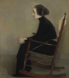 The Seamstress (The Working Woman), 1905. Creator: Helene Schjerfbeck.