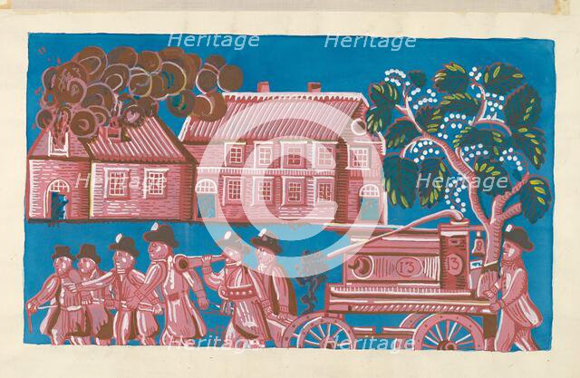 Bandbox Design, c. 1937. Creator: Martin Partyka.