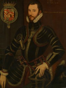 Portrait of Walter Devereux (1539-1576), First Earl of Essex, dated 1572. Creator: British Painter.