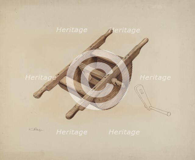 Grape Crusher, c. 1937. Creator: Kurt Melzer.