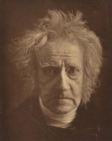 Sir John Herschel, 1875. Creator: Julia Margaret Cameron.